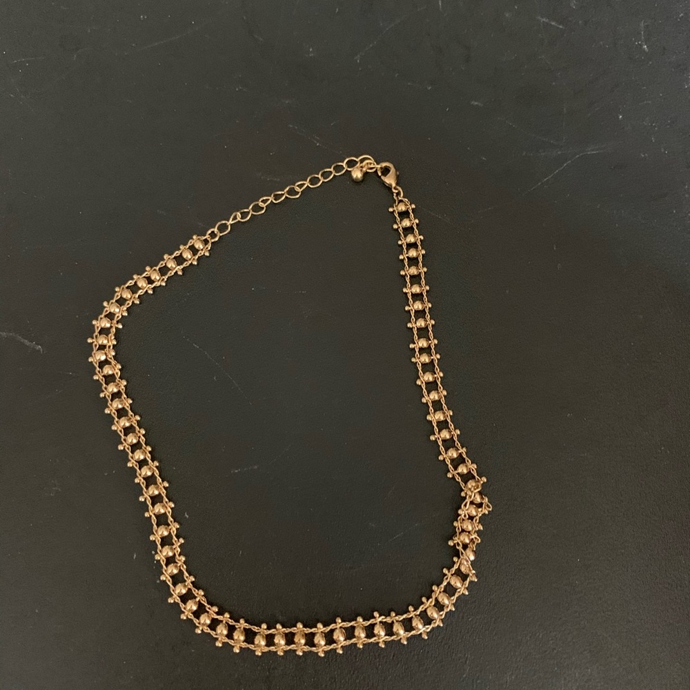 Gold anklet